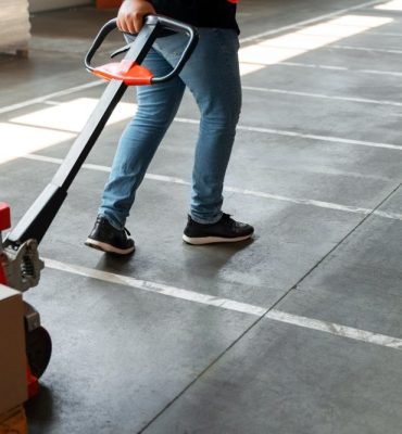 Expertly polished concrete surface featuring a high-quality resin rich floors finish with a smooth and durable appearance.