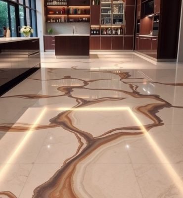 Epoxy anti-static flooring for home luxurious resin rich floors for modern interiors.