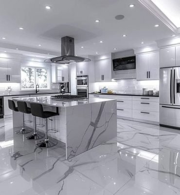 kitchen epoxy flooring in Melbourne glossy and modern luxury resin rich floors